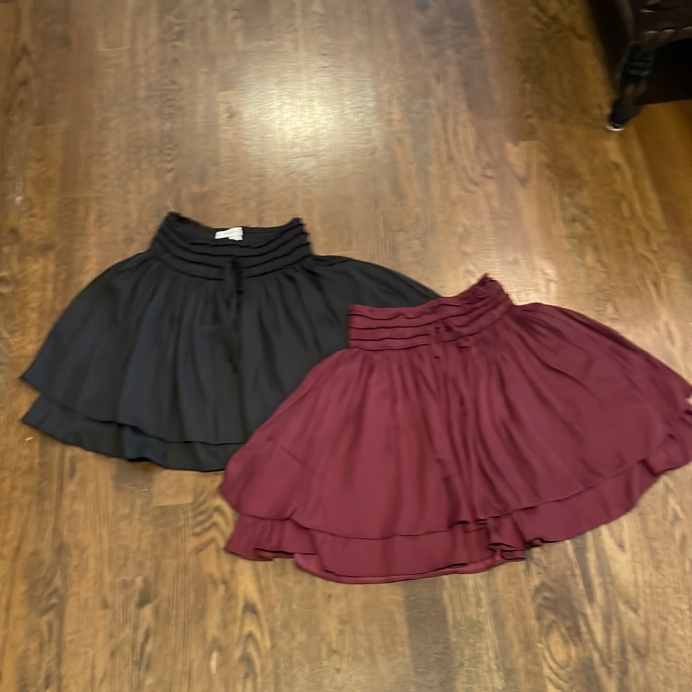 2 skirts